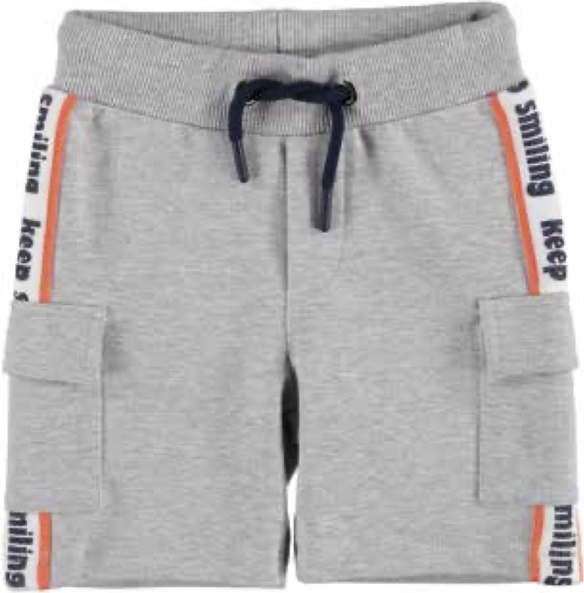 Vinrose jongens Short Grey melange