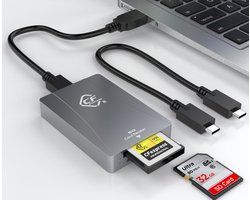 Rocketek Dual-Slot Portable UHS-II 10Gbps USB 3.2 CFexpress Type B & SD4.0 Memory Card Reader Rocketek Dual-Slot Portable UHS-II 10Gbps USB 3.2 CFexpress Type B & SD4.0 Memory Card Reader