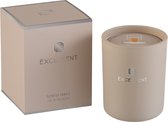 Bougie parfumée J-line Excellent Glass Beige Medium-80U