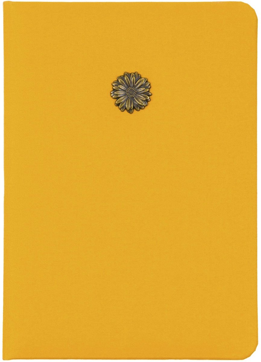 Eccolo notitieboek - Essential Yellow Daisy - lijn - ca.13x18cm - EC-D317F