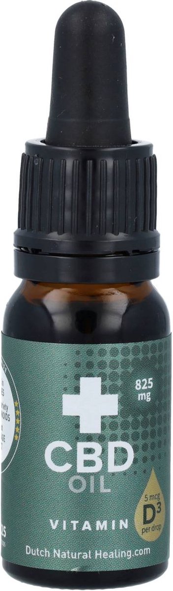 Goedkoopste DNH - CBD olie 8 10ML met Vitamine D3 - Full Spectrum - Rijkste in terpenen - Meest gevarieerde cannabinoïden - Beste Entourage Effect