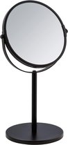 Kosmetik-Standspiegel Assisi Ø 17 cm Schwarz