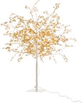 J-Line Tree Leaves Glitter+ Led Métal Or Medium