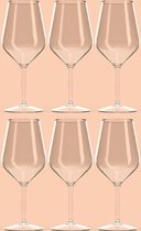 OneTrippel - Wijnglazen - Onbreekbare glazen - Wijnglas 6 stuks - Wijn Set Glazen - 47 cl