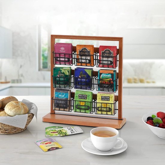 BRASQ Thee Organizer Zwart TB200 12 Lades