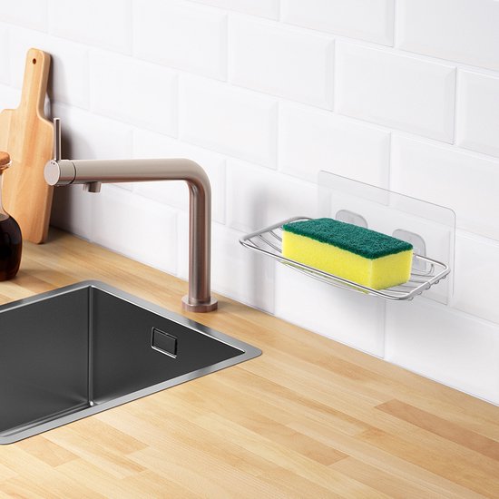 3 Stukken Lotus zeepbakje, zeepbakje, Zeephouder op siliconenbasis, voor Badkamer, Keuken, Doucheruimte, Wasruimte of Bijkeuken