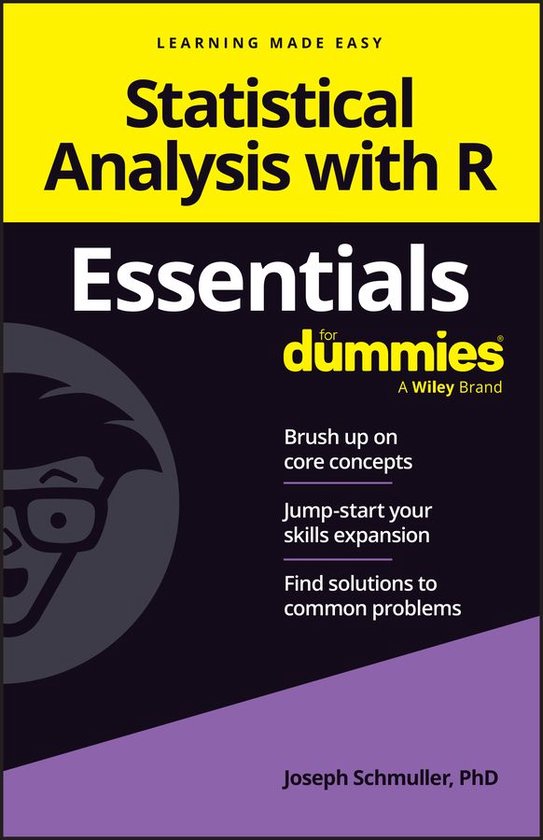 Statistical Analysis with R Essentials For Dummies - cover