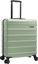 CabinMax Handbagage Koffer - Trolley 56L - Harde Reiskoffer - 56X45X25cm - Lichtgewicht - Groot Capaciteit - Bodo Groen