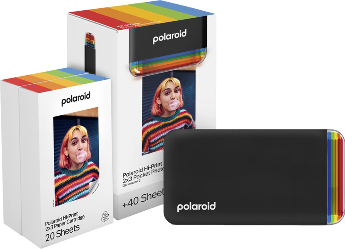 Polaroid Everything Box Hi-Print 2x3 Gen 2 Zwart