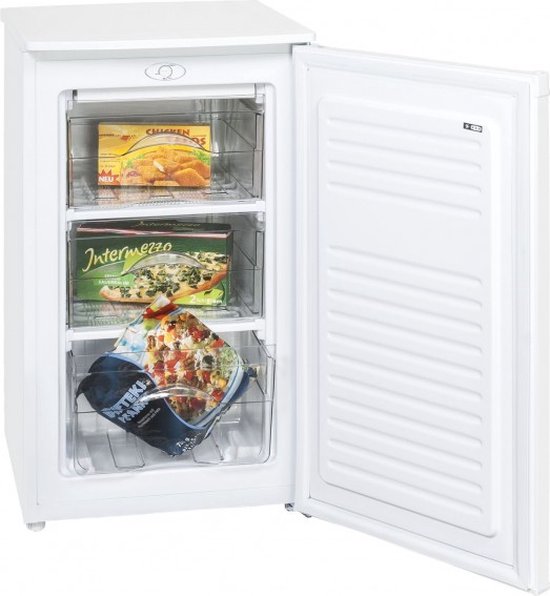 Exquisit GS111-040EW - Vriezer tafelmodel - 5 Jaar Garantie - 64 Liter - 40dB - 4* Vriesruimte - Wit
