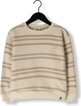 DAILY7 Sweater Structure Stripe Truien & Vesten Jongens - Sweater - Hoodie - Vest- Zand - Maat 116