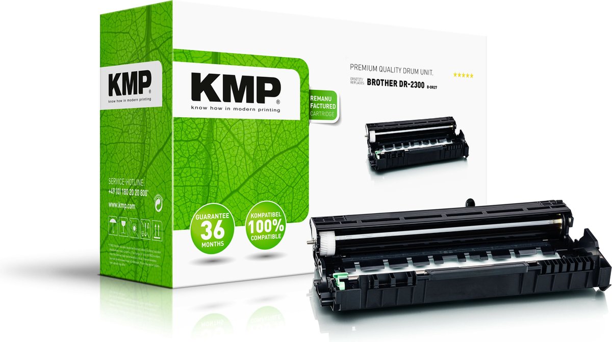 KMP Drum unit vervangt Brother DR-2300, DR2300 Compatibel Zwart 12000 bladzijden B-DR27