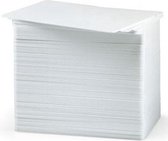 PVC card WIT dikte 0,5 mm (100 stuks)