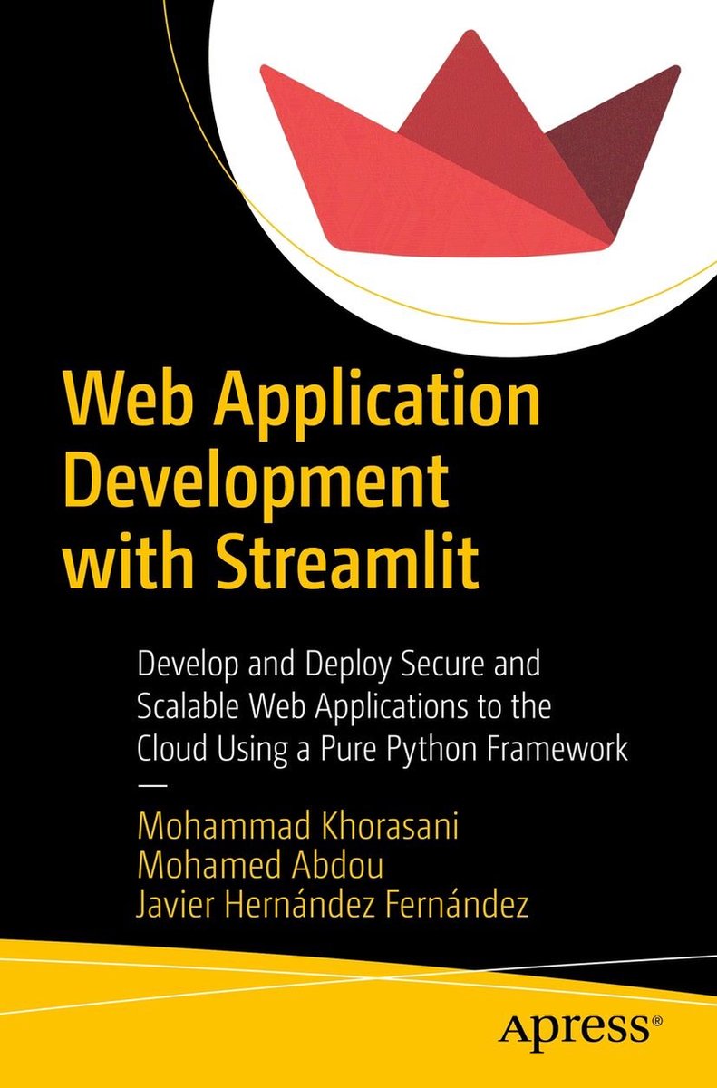 Omslag van Professional and Applied Computing (R0) - Web Application Development with Streamlit