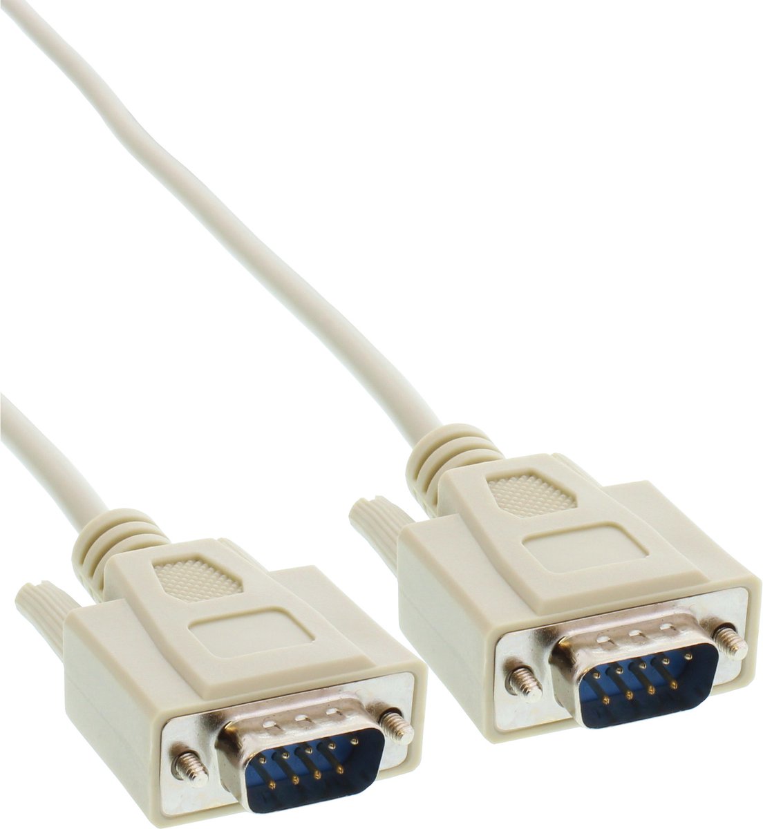 Premium seriële RS232 kabel 9-pins SUB-D (m) - 9-pins SUB-D (m) / gegoten connectoren - 5 meter
