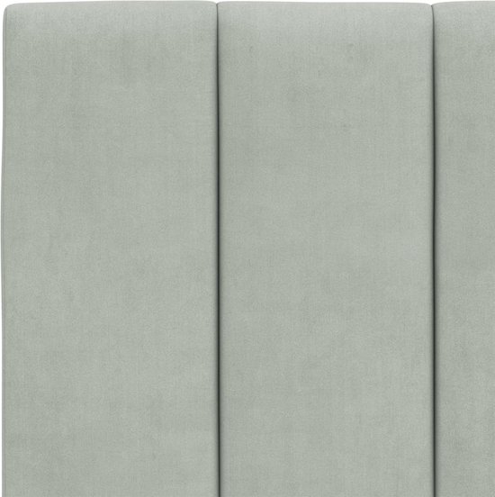 vidaXL-Coussin de tête de lit-120-cm-velours-gris clair