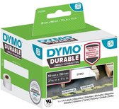 DYMO originele Duurzame LabelWriter labels | 59 mm x 190 mm | Witte Poly | 170 grote zelfklevende etiketten | Stevige labels voor de LabelWriter labelprinters