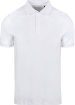 Suitable - Liquid Poloshirt Wit - Slim-fit - Heren Poloshirt Maat M