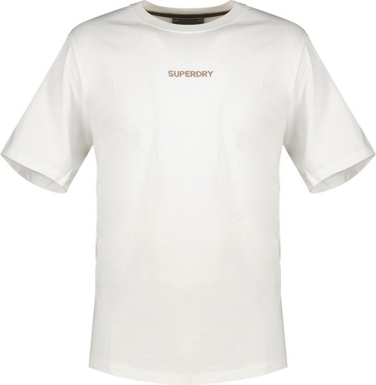 Superdry Micro Logo Graphic Loose T-shirt Met Korte Mouwen Wit 2XL Man