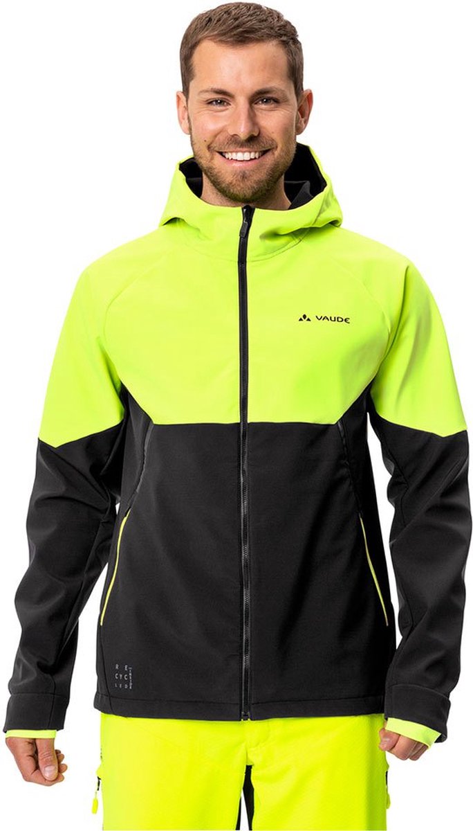 Vaude Bike Qimsa Softshell Soft Shell Jas Man Geel