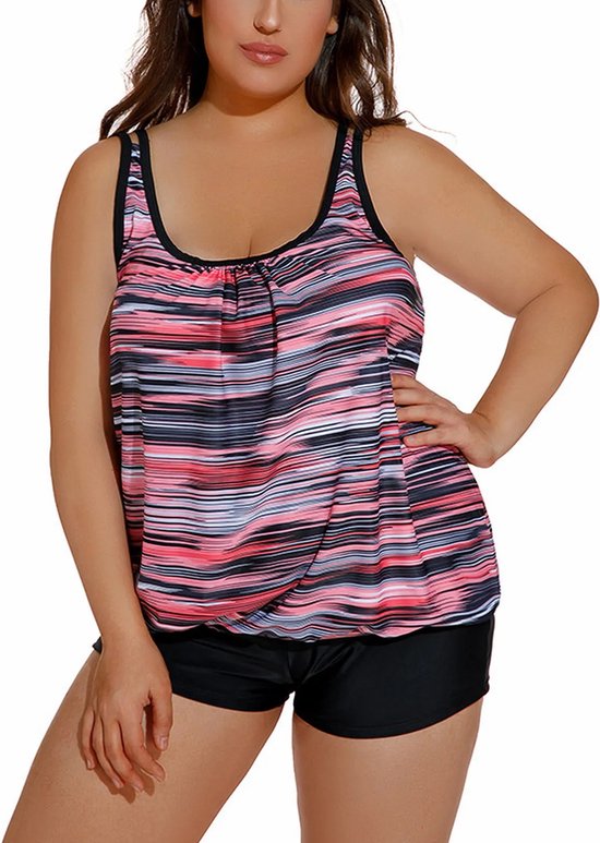 Plussize Badpak Sunnydayz - Zwemshirt - Badkleding - Zwembad - Zwemmen - Strand - Zomer - Badpak - Bikini - Vakantie