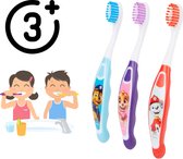 Kindertandenborstel - Tandenborstel Peuter - Pawpatrol Tandenborstel - 3 Stuks Kinder tandenborstels - Tandenborstel 3 jaar
