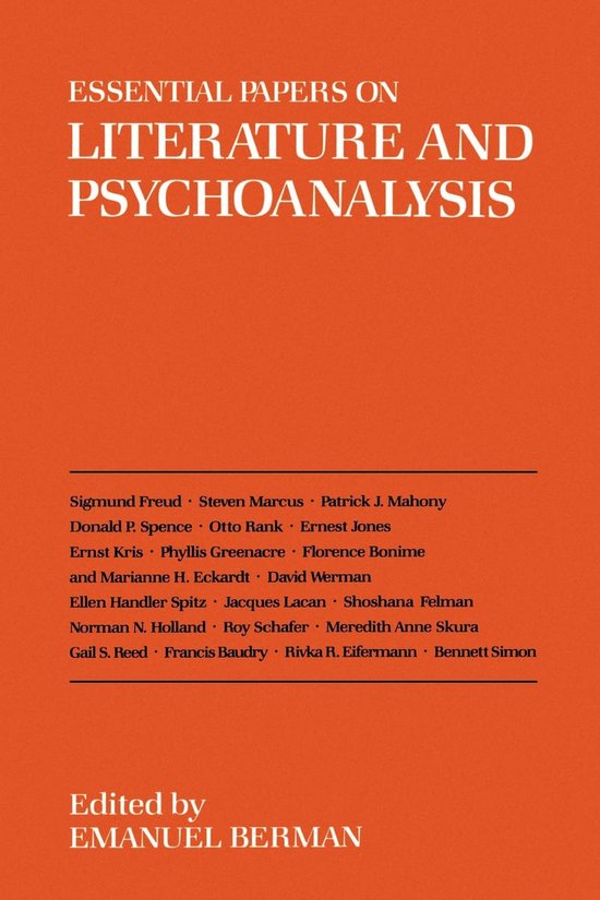 Essential Papers on Psychoanalysis- Essential Papers on Lite ... - cover