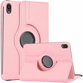 Draaibare Tablet Hoes - Geschikt voor iPad Mini Hoes 6e Generatie (2021) - Licht Roze