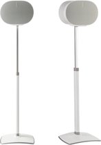 Sanus WSSE3A1-W2 adjustable speaker stand - verstelbaar in hoogte - luidsprekerstandaard - optimale luisterhoogte - kabelbeheer - geschikt voor Sonos ERA 300 - 2 stuks (paar) - Wit