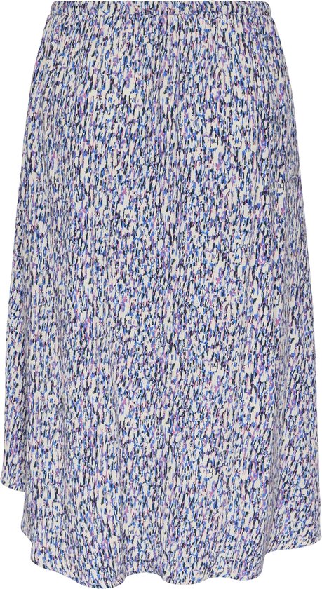 Pieces Rok Pcmaxine Hw Midi Skirt 17147651 Cloud Dancer Dames Maat - S