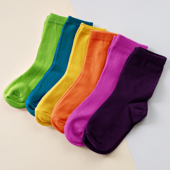 IN ControL gekleurde katoenen sokken