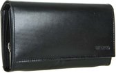 Bellugio - [Onyx] - Luxe Leren portemonnee portefeuille voor vrouzen heren zwart speciaal RFID - Vaderdag Cadeau Geschenkidee Verjaardagscadeau voor hem - HandbagsUniverse