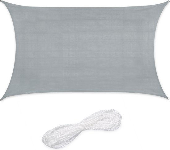 Driehoekig Schaduwzeil 3x3x3 M, Ademend HDPE-schaduwdoek  185 G/ , 3 M Ademend Hdpe Schaduwdoek 185 G 3 M Schaduwnet Bestand Tegen 98 Uv Stralen Voor Patiotuin Terras Buiten Sa