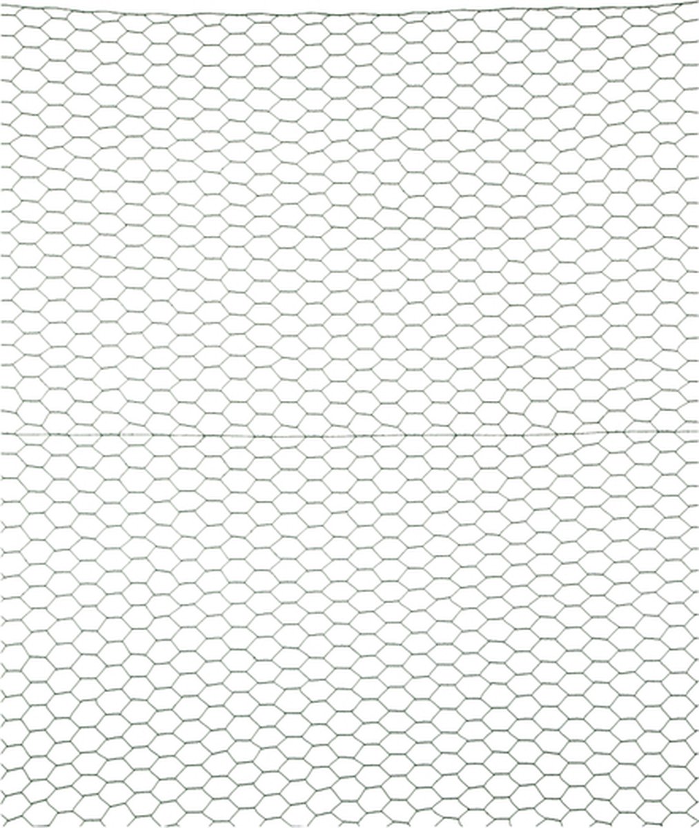 Giardino Zeskant gaas groen 13 mm | draaddikte 1,0 mm | groen gecoat 0.50m x 5m