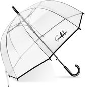 Sunflake Paraplu Transparant - Doorzichtig - Koepelparaplu voor Volwassenen