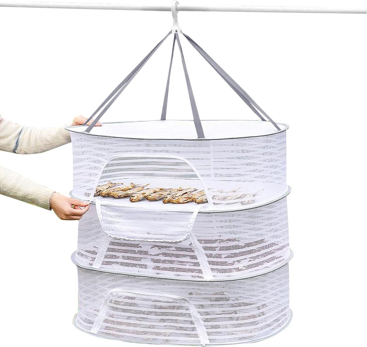 Goedkoopste 3-laags droognet voor kruiden, planten, vlees, bloemen, uien, groenten en fruit