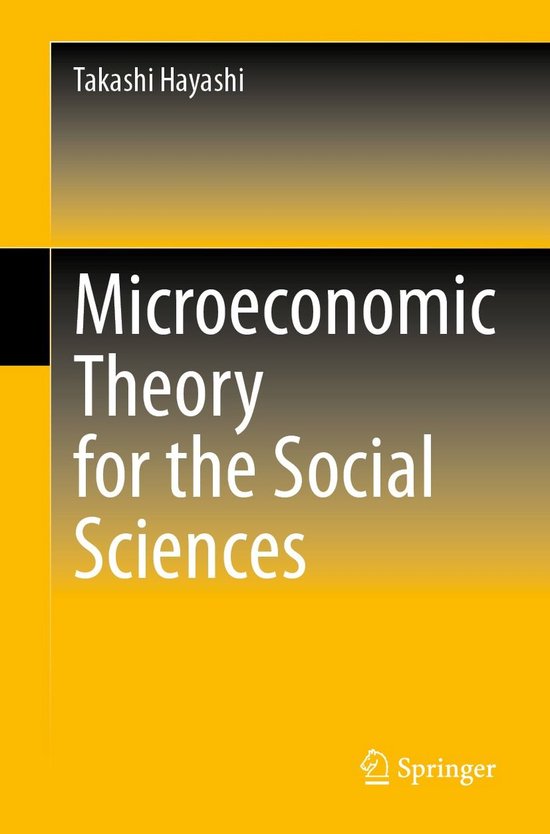 Economics and Finance (R0) - Microeconomic Theory for the So ... - cover