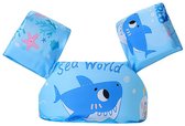 Zwemvest kinderen - Haai Blauw - 2 - 6 jaar -15 - 25kg - Veilig zwemmen - Zwemband - Reddingsvest