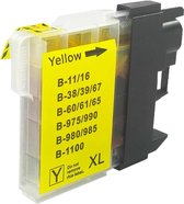 Boxstuff inkt geschikt voor Brother LC1100Y/LC980Y - Geel