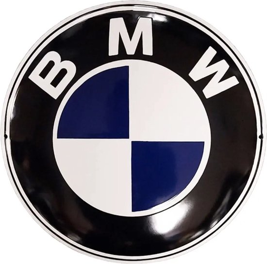 BMW Logo Emaille Bord - Ø40cm