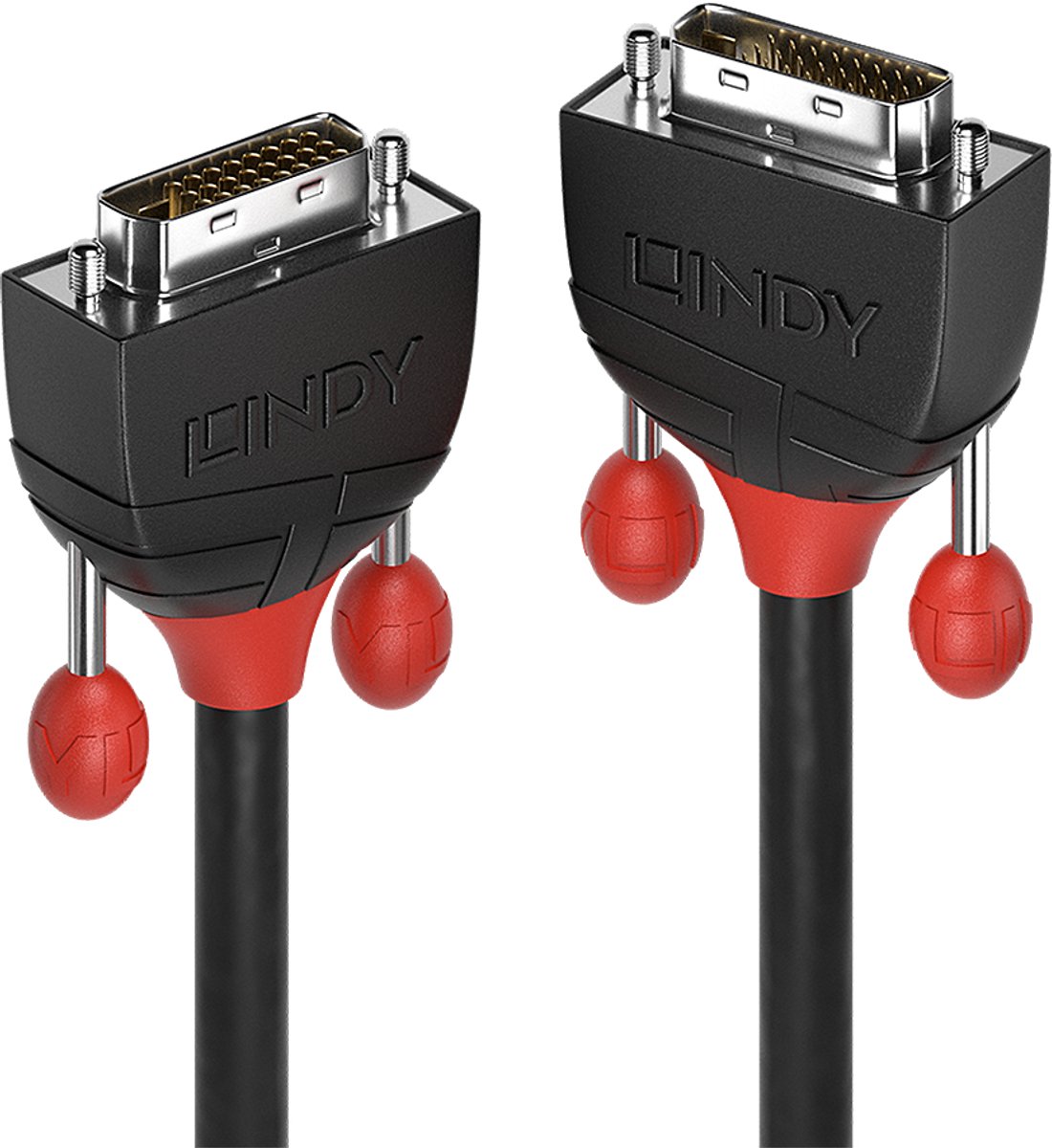 Lindy 36253 3m DVI-D DVI-D Zwart DVI kabel