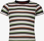 Unsigned jongens T-shirt met strepen - Zwart - Maat 92