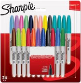 Sharpie Fine Point Marker Pens 24 pcs - Ensemble Electro Pop
