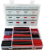 Kortpack - Assortimentbox krimpkousen - 270 Stuks per verpakking - In diverse maten en kleuren - (098.0525)