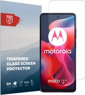 Protecteur d'écran Rosso adapté au Motorola Moto G24 | Verre trempé 9H | Lame de verre | Couche protectrice | Verre de protection | Dureté 9H