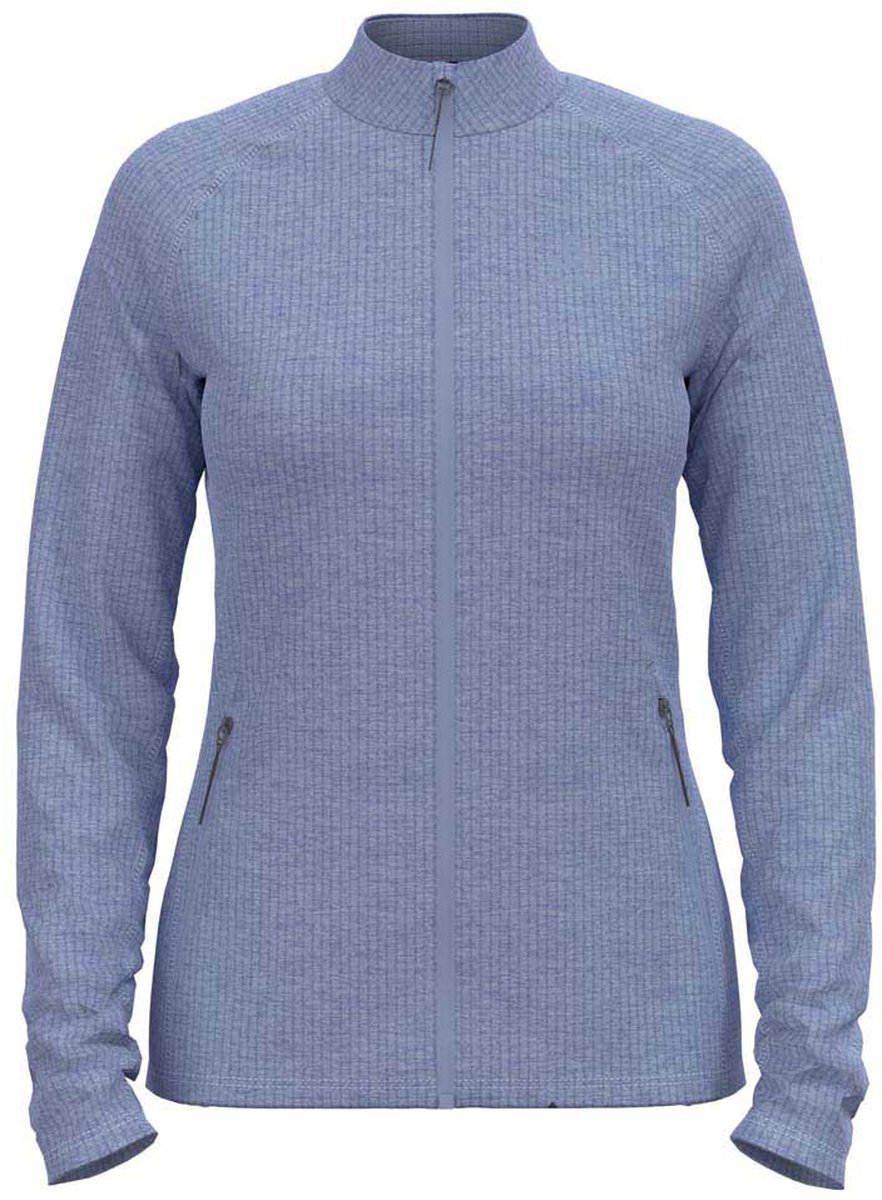 Odlo Fli Fleece Voering Met Ritssluiting Vrouw Persian Jewel Melange