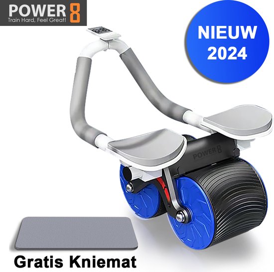 Multifunctionele Pilates Ab Roller Board | Automatische Rebound | Core Trainer | Voor Thuisworkouts