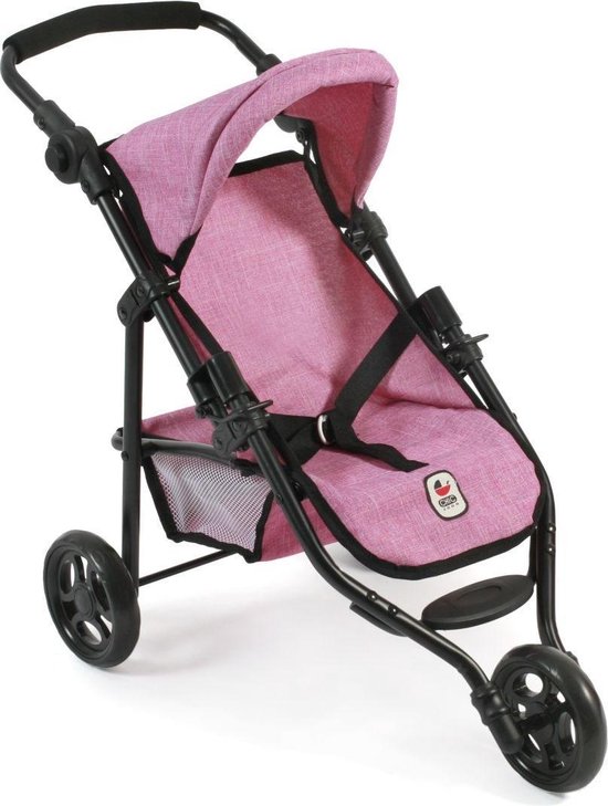 Bayer Chic 2000 - Poppenwagen Jogger Lola - Pink Jeans | bol.com