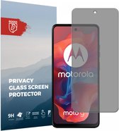 Rosso Privacy Screen Protector Geschikt voor de Motorola Moto G04 - 9H Gehard Glas - Case Friendly Tempered Glass - Eenvoudige Installatie