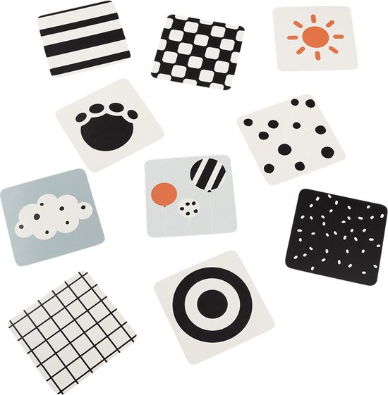Done by Deer Baby Contrast Kaarten - 10-pack - Multicolor van Done by Deer — afbeelding 5
